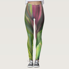 LEGGINGS PLANT COLOR