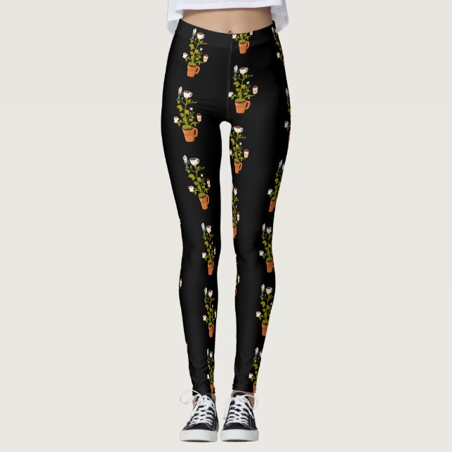 Leggings Planta de café (Anverso)