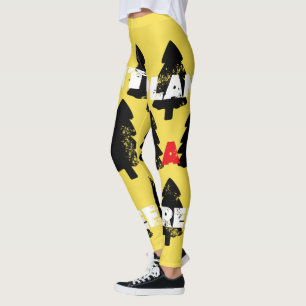 Leggings Plantar un árbol Funky Imprimir garras