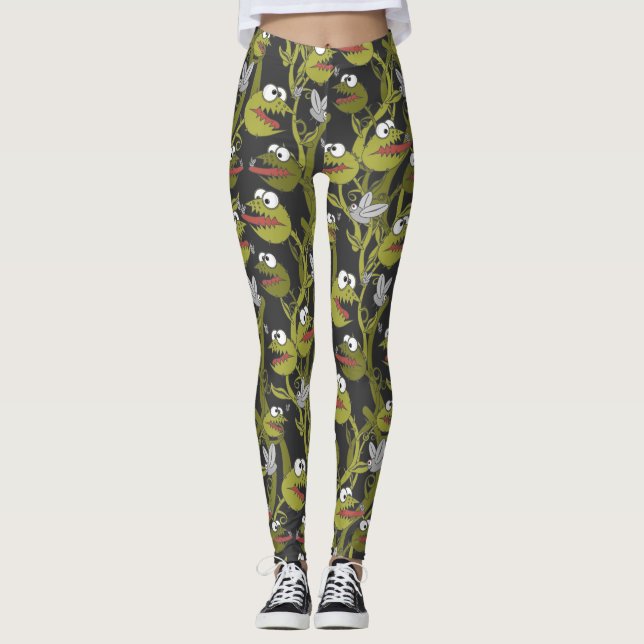 Leggings Plantas carnívoras (Anverso)