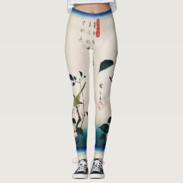 LEGGINGS PLANTAS DE PÁJAROS JAPONESES