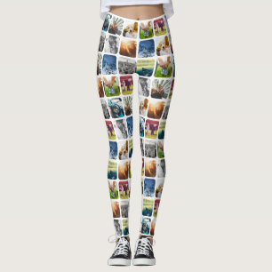 Leggings Plantilla de cuadrícula fotográfica de 10 cuadra
