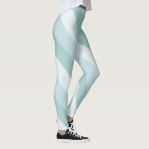 Leggings Plantilla de diseño moderno verde azul elegante