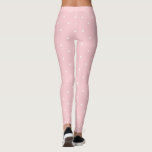 Leggings Plantilla de Moda de puntos de los círculos blanco<br><div class="desc">Los Círculos Blancos Rosados De Rubor Modernos Dan Un Vistazo Elegante A Las Plantillas.</div>