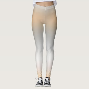 Leggings Plantilla de moda Moderno Elegante Naranja Gris Bl