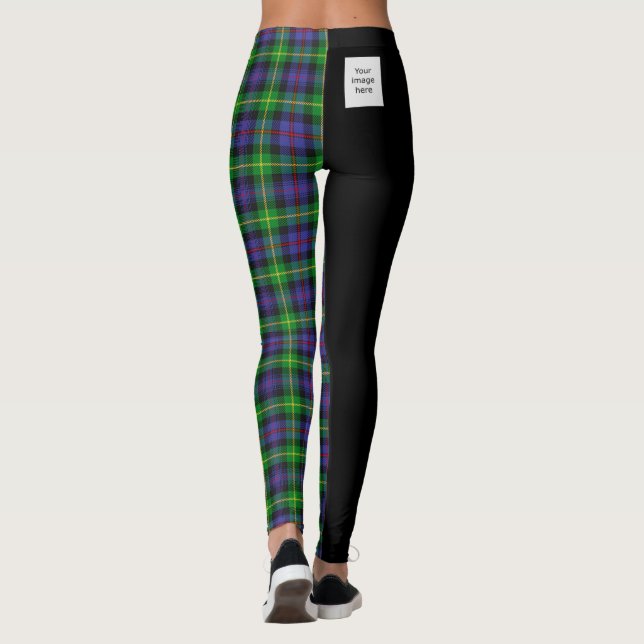 Leggings Plantilla - Escudo + Tartán (Reverso)