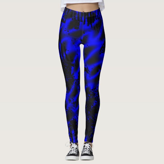 Leggings Plasma azul (Anverso)