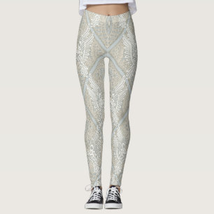 Leggings plata del cordón del pájaro del amor