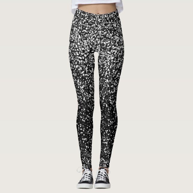 Leggings Plata Disco Glam  (Anverso)