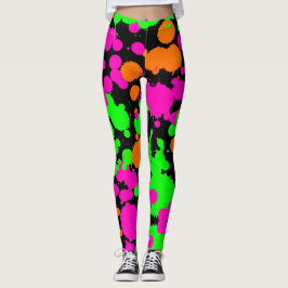 Leggings Plato de pintura de Neoncore