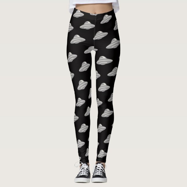 Leggings Platos Voladores OVNI (Anverso)