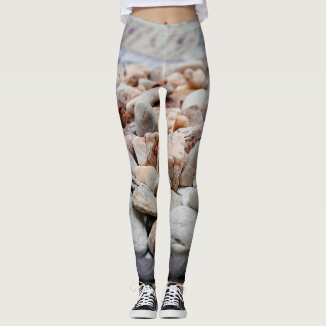 Leggings playa de guijarros naturales (Anverso)