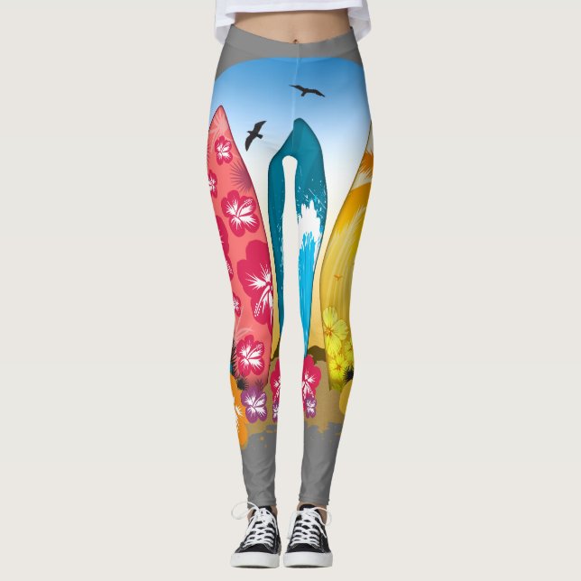 Leggings Playa de Surfboard (Anverso)