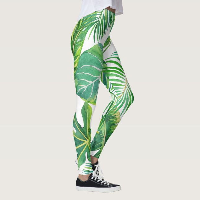 Leggings Playas tropicales Hawái Moderna Playa de Verano Mo (Derecha)