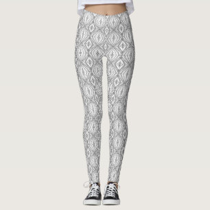 Leggings Plaza geométrica y diamante