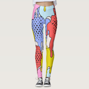 Leggings Plazas de arte pop: Drama cómico