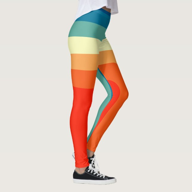 Leggings Plazas de los años 1970 (Derecha)