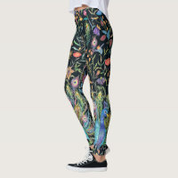 Pluma de pavo real, Moda de boho de vides florales