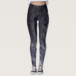 Leggings Plumas ciánicas de la textura - polainas