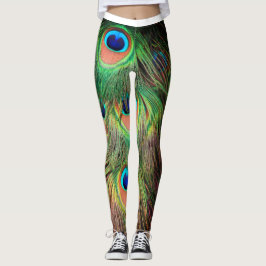 Leggings Plumas de Pavo Real 3