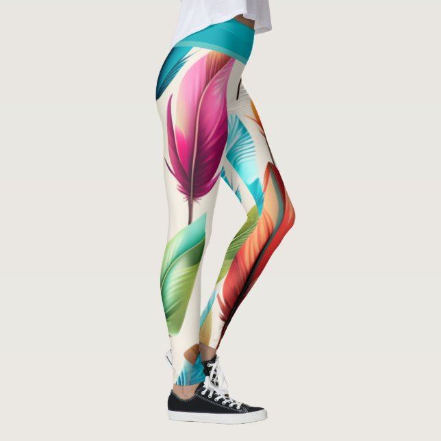 Leggings Plumas Destellantes (Derecha)