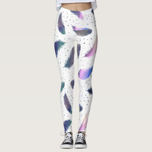 Leggings Plumas que elevan de la meditación de Pilates de