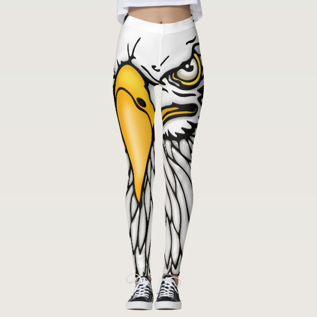 Leggings Plumas scowling de la cara de Eagle (Anverso)