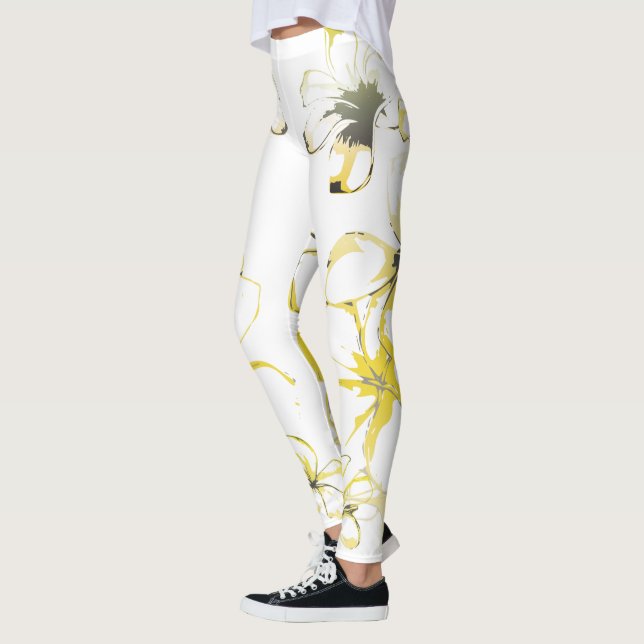 Leggings Plumeria sincero (Izquierda)