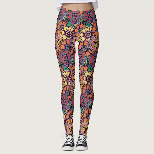 Leggings Poder Floral #20 (Anverso)