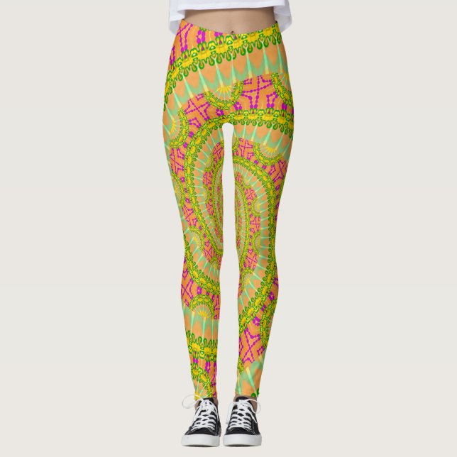 Leggings Poder Floral Espiral SOLEADO (Anverso)