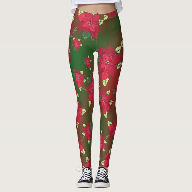 Leggings Poinsettia (Anverso)