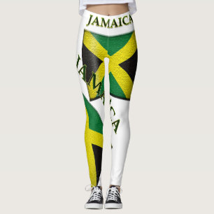 Leggings Polainas 1 de la bandera de Jamaica