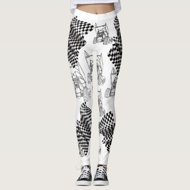 Leggings Polainas 1 del coche del sprint de la suciedad (Anverso)