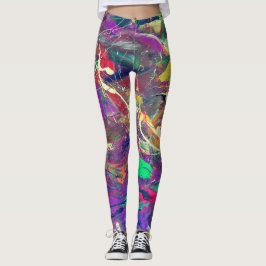 Leggings Polainas 2017 del arte
