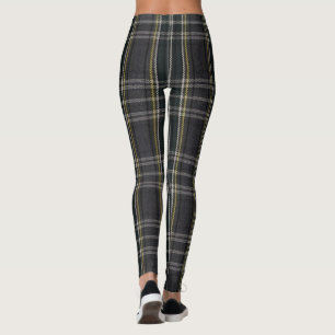 Leggings polainas 2 de la tela escocesa