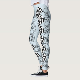 Leggings Polainas #4 del coche del sprint de la suciedad