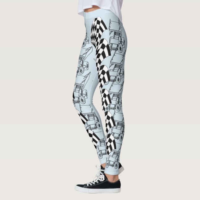 Leggings Polainas #4 del coche del sprint de la suciedad (Izquierda)
