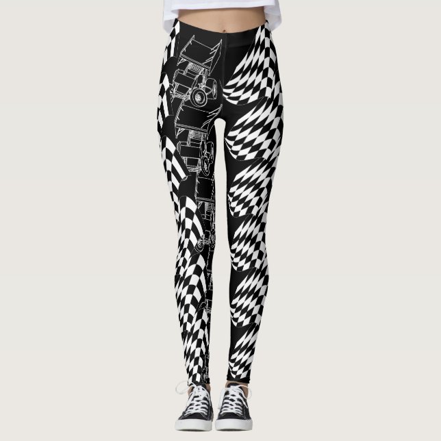 Leggings Polainas #4 del coche del sprint de la suciedad (Anverso)