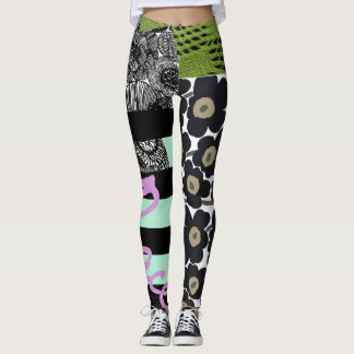 Leggings Polainas abstractas de la PAZ