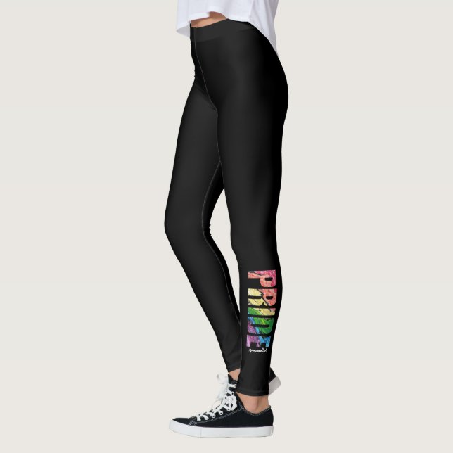 Leggings Polainas abstractas del orgullo gay del "arco (Izquierda)