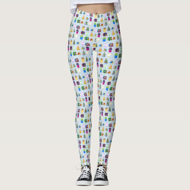 Leggings Polainas adultas/Baby4Life de las polainas ABDL (Anverso)