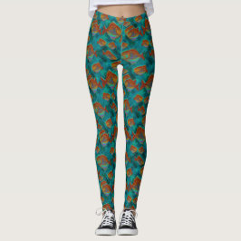 Leggings Polainas afortunadas de la pesca