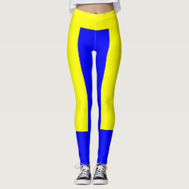 Leggings Polainas amarillas y azules