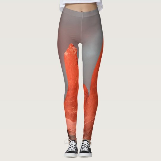 Leggings Polainas anaranjadas de las montañas