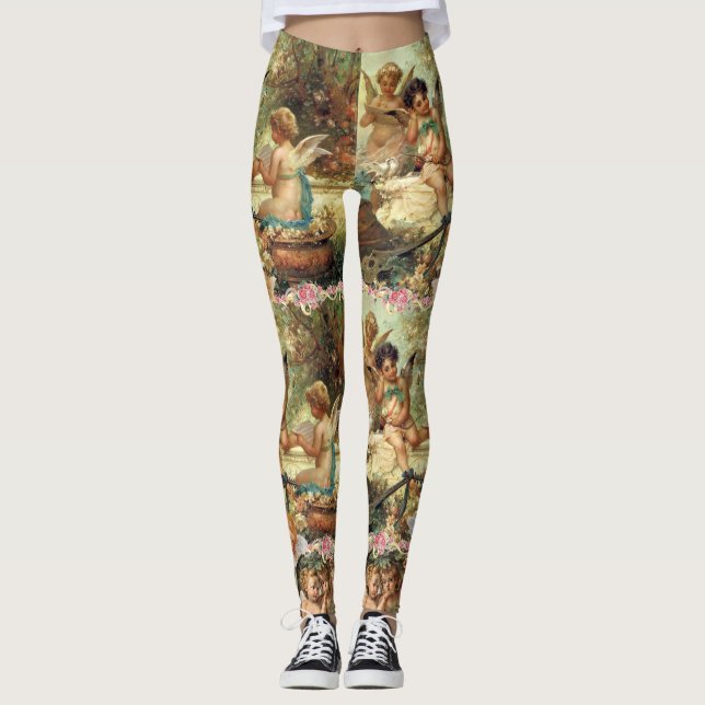 Leggings Polainas angels querubines (Anverso)