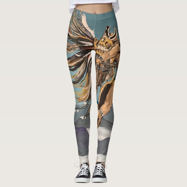 Leggings Polainas aztecas (Anverso)