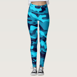 Leggings Polainas azules de Camo