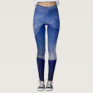 Leggings Polainas azules del cráter