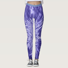 Leggings Polainas azules heladas