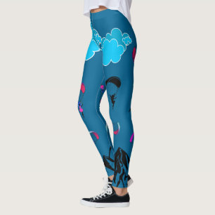 Leggings Polainas azules profundas del duendecillo del